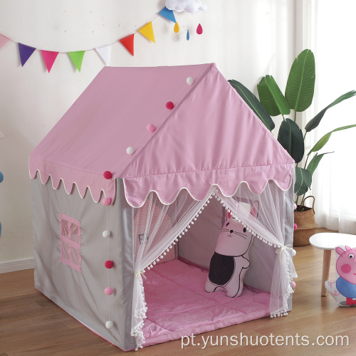 Tenda infantil clássica casa de bebê castelo princesa